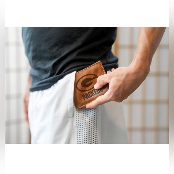 Rico Industries NFL Laser Engraved Bill-fold Wallet,Slim Design NWOT - Picture 6 of 12